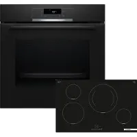 Bosch Serie 2 HBD274FB87, Zonen-Induktionskochfeld, 4 Zone(n), Keramik, Schwarz, Berührung, 80,2 cm