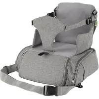 Reer 85041, Sitzerhöhung, Grau, Kunststoff, Polyester, Recyceltes Polyethylenterephthalat (rPET), Einfarbig, Booster-Hochstuhl, 3-Punkt