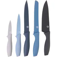 MasterChef Messer Set, Messerset mit 5 Scharfes Küchenmesser, Blau