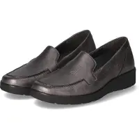 Semler Damen Slipper Grau Glattleder Größe: 44