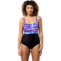 Speedo Print Contour Eclipse Badeanzug
