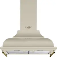 Smeg Cortina Kc16poe 60 Cm Dekorative Dunstabzugshaube Golden One Size / EU Plug 220V Golden One Size