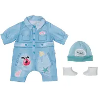 Baby Born Deluxe Jeans Overall, Puppen-Kleiderset, 3 Jahr(e), 375 g