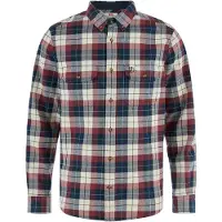 Fjällräven Singi Heavy Flannel Shirt M dark navy-maroon (555-352) S