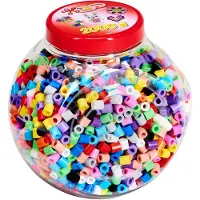 Hama Maxi Perlen - 2000 st. - I Stapelbarer Eimer - - One Size - Perlen