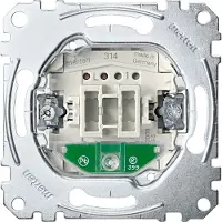 Merten MEG3760-0000 Taster-Einsatz für Card-Schalter, separater Meldekontakt, Orientierungslicht, Schließer 1-polig, 6 A,AC 250 V, StK MEG37600000