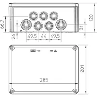 OBO Bettermann Kabelabzweigkasten T 350