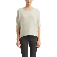 Comma Strickpullover Halbarm-Pullover mit Stretch