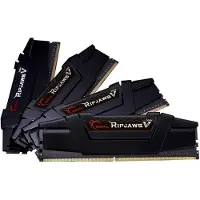 G.Skill Ripjaws V 64GB DDR4-3200Mhz, 64 GB, 4 x 16 GB, DDR4, 3200 MHz, 288-pin DIMM, Schwarz
