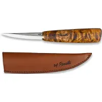 Roselli Carving knife, Curly birch