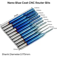 TwoTrees End Mills for CNC - 40pcs