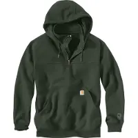 Carhartt - Heavyweight Quarter-Zip Sweatshirt - Hoodie Gr XL grün