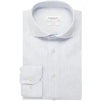 Profuomo Twill Hemd Streifen Hellblau