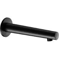 Keuco IXMO Elektronik-Waschtischmischer UP Netzbetrieb, ohne Ablaufgarnitur, Ausladung 225mm, Rosette rund, 59517371101, Farbe: Schwarz Matt