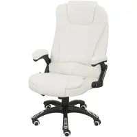 Vinsetto Massagesessel Chefsessel Gamingstuhl Drehstuhl Massagebürostuhl Creme