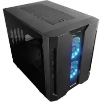Chieftec Chieftronic M2, Cube, PC, Schwarz, micro ATX, Mini-ITX, SPCC, Gehärtetes Glas, Gaming