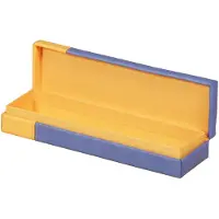 Rhodia 318878C, Hartschalenetui für Stifte, Kunstleder, Blau, Einfarbig, 210 mm, 55 mm