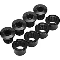 Race Face Kettenblattschrauben, M8x8.5mm, 4 Stk., Aluminium, schwarz - aktuel...