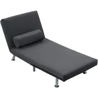 HOMCOM Klappbett Schlafsessel Gästebett Schlafsofa Faltmatratze Bett