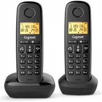Gigaset Basic 100 DUO Schnurlostelefon Schwarz