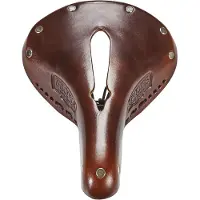 Brooks B17 Carved, Fahrradsattel, Track, Unisex, Braun, Einfarbig, Leder