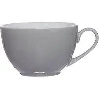Ritzenhoff & Breker Tasse "Kaffeetassen Doppio 200 ml 6er Set", grau, Porzellan, Trinkgefäße, Tasse