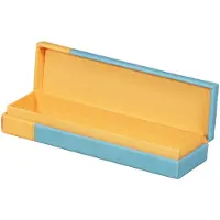 Rhodia 318877C, Hartschalenetui für Stifte, Kunstleder, Türkis, Einfarbig, 210 mm, 55 mm