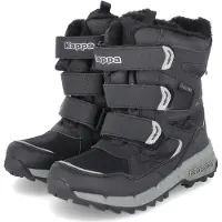 Kappa Kinder Winterstiefel/ Snowboots VIPOS Schwarz Textil-Synthetik-Mix Größe: 30