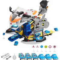 Vevor Motorradmotor-Spielzeug, 25-teilig, Motorradmechaniker-Spielzeug mit abnehmbaren Teilen, Lichtern & Geräuschen, simuliertes Fahren & Rennstreckenrennen, für Kinder ab 3 Jahren, Gelb