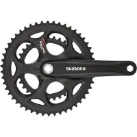 Shimano Tourney FC-A070 Kurbelgarnitur 7/8-fach schwarz 170mm 2022 Kurbelgarnituren