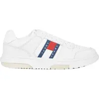 Tommy Hilfiger Tommy Jeans - Sneaker für Herren, Leder GT23752 (44 EU) (Weiß)