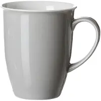 Ritzenhoff & Breker Becher "Kaffeebecher Doppio 320 ml 6er Set", grau, 6 tlg., Porzellan, Trinkgefäße, Becher