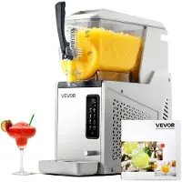 Vevor Slush Maschine 1 x 3 L, Slusheis Eisbereiter 350 W (kein Eis nötig), Elekt