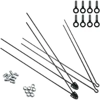 Sks V-Strebentüte 3,0 V2A Gepulvert 355mm inklusive Zubehör schwarz 2023 Zubehör Schutzbleche
