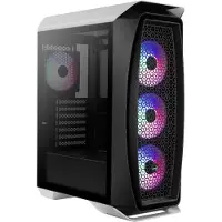 Aerocool Gehäuse Semitour Mikro ATX / Mini ITX / ATX Aero One Frost RGB LED Ø 12 cm