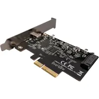LC-Power LC-PCI-C-USB32-2X2, PCIe, Schwarz, 20 Gbit/s, 120 mm, 117 mm, 22 mm