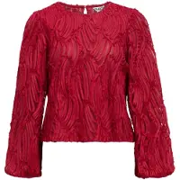 Object Textured Bluse Rot 36