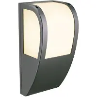 SLV Keras 227176 Outdoor wall light Energy-saving bulb, LED (monochrome) E-27 24 W Anthracite