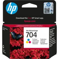 HP 704 Ink Advantage Original Druckerpatrone, Cyan/Magenta/Gelb, Standardertrag, Cyan, Magenta, Gelb, Tinte auf Farbstoffbasis, 1 Stück(e), 200 Seiten