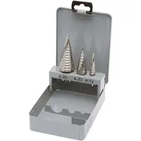 KRAFTWERK 18000, Replacement cutters, Metall, Schrittweise, 4 - 12 mm, 480 g, 3 Stück(e)