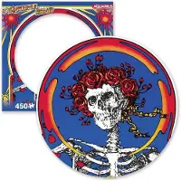 NMR Distribution Grateful Dead: Skull &amp; Roses 450 Piece Picture Disc Jigsaw Puzzle