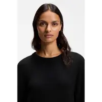 BOSS Strickkleid "Ferinea Premium Damenmode" aus Schurwoll-Mix, Relaxed Fit