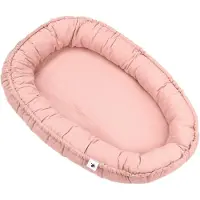 Julius Zöllner NIDO Muslin Babynest, Dusty Rose