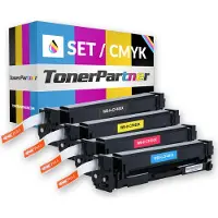Inkadoo Toner multipack kompatibel zu HP 201X / CF400X + CF253AM enthält 4x Tonerkartusche