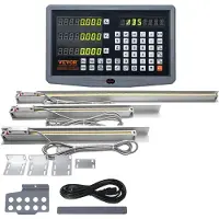 Vevor Digitalanzeige 400/450/950mm Linearskala 3-Achsen-DRO-Display-Kit