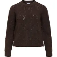 Object Damen Pullover & Cardigans Objarona L/s Re Knit Pullover - Bruin - Größe S