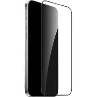 Puro Gehärtetes Glas mit Rahmen und Applikator für iPhone 16 enthalten