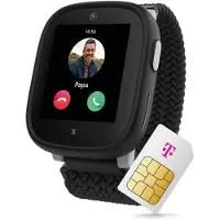 XPLORA Telekom X6Play Nano-Sim (2. Gen.) Kinder-Smartwatch in Schwarz mit Telekom Tarif