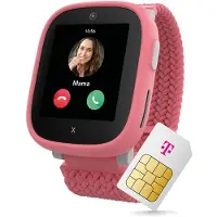 XPLORA Telekom X6Play Nano-Sim (2. Gen.) Kinder-Smartwatch in Pink mit Telekom Tarif