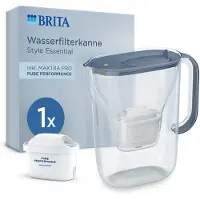 Brita Wasserfilter-Kanne MAXTRA Style Essential blau, 1x Pure Performance Filter